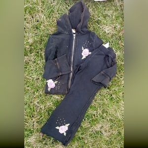 Girls Boutique Yoga Set sz 6 Excellent Condition